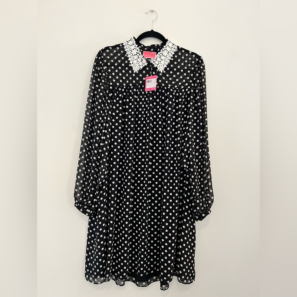 Women’s Kate Spade Domino Dot Swing Dress Size XL NWT